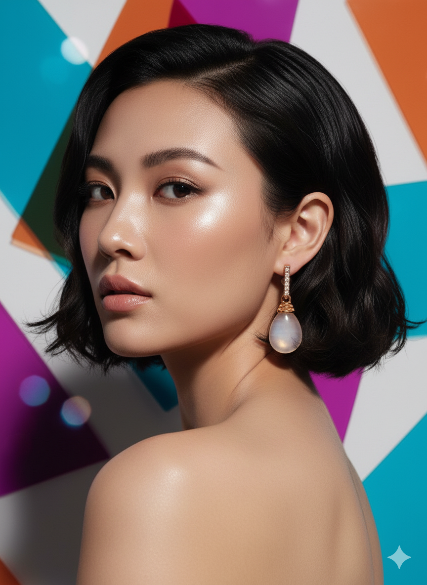 Luna tear drop earrings