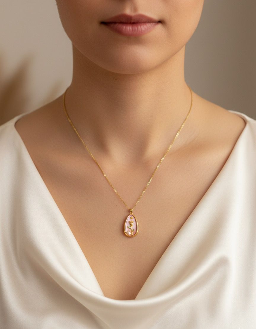 Rose Dewdrop Locket