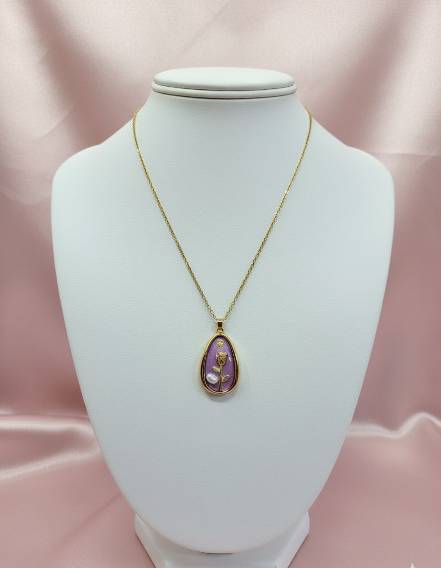 Rose Dewdrop Locket