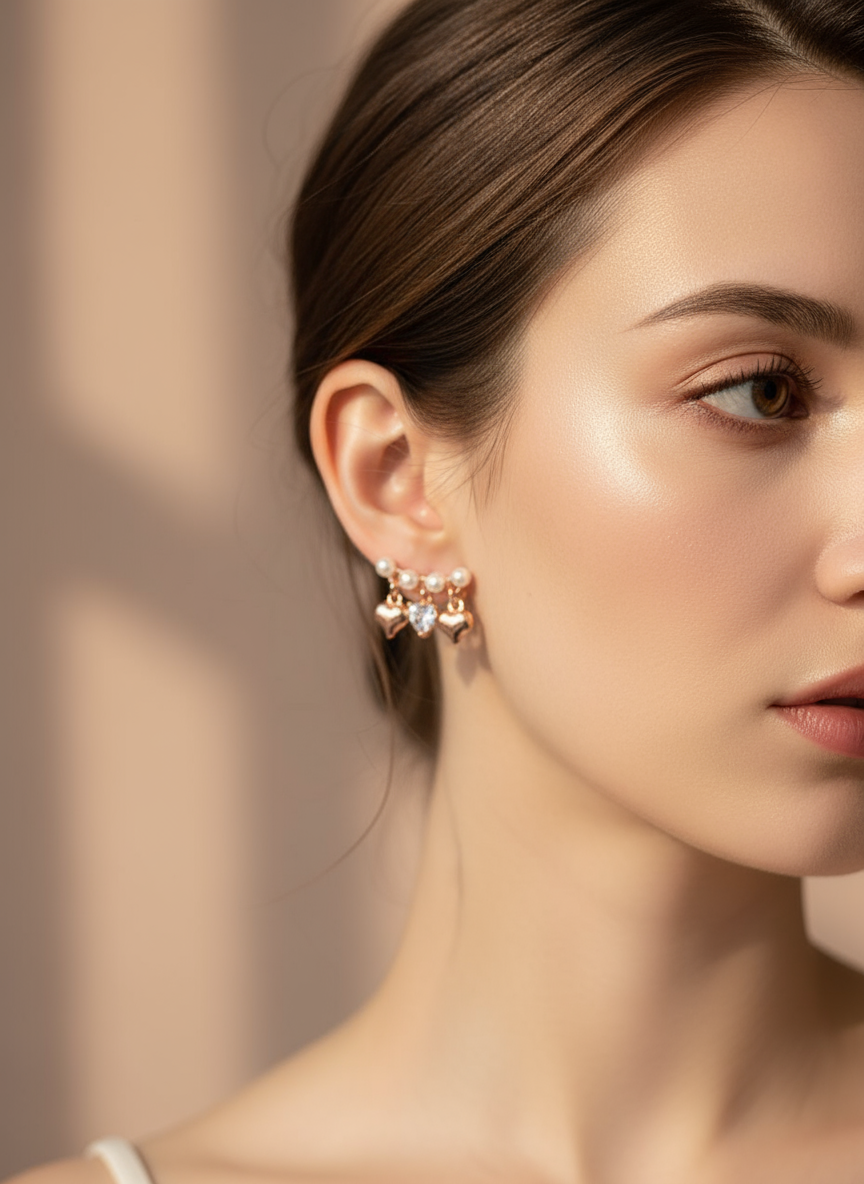 The "Sweetheart Drop" Earrings