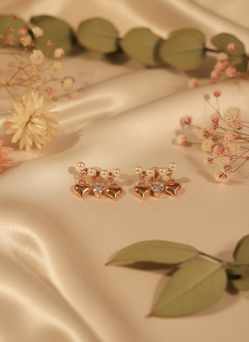 The "Sweetheart Drop" Earrings