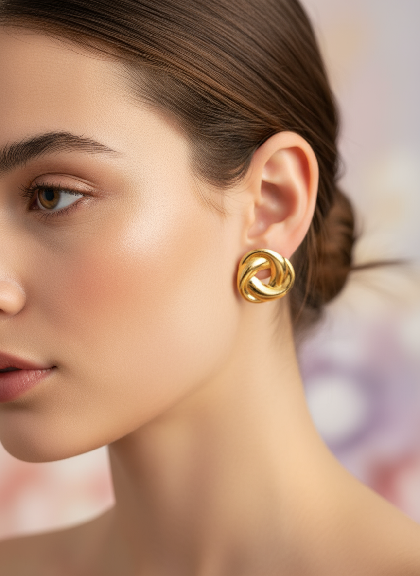 Trinity Twist Studs