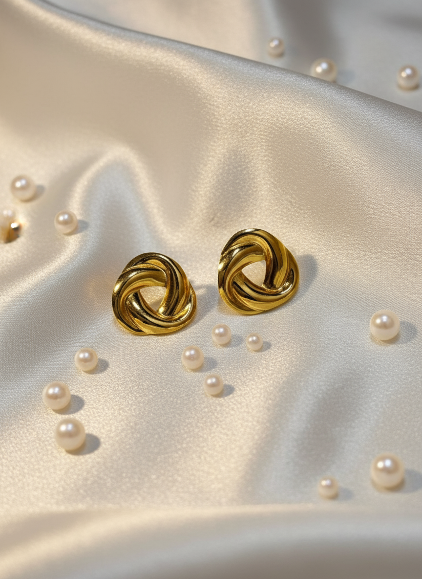 Trinity Twist Studs