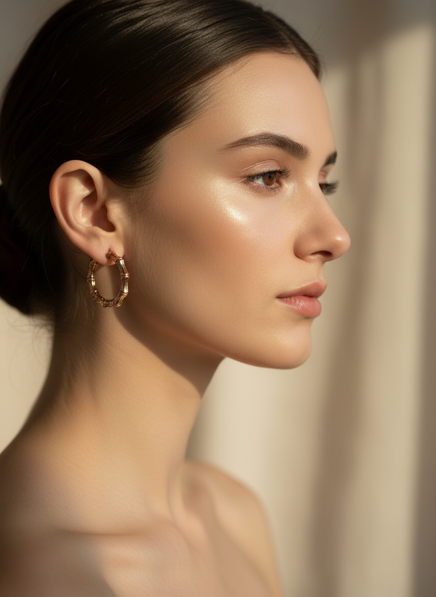 Wavy Luxe Hoops