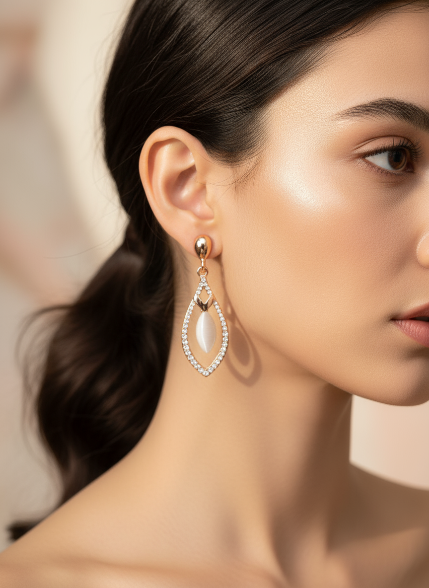 The "Glimmering Marquise" Drops