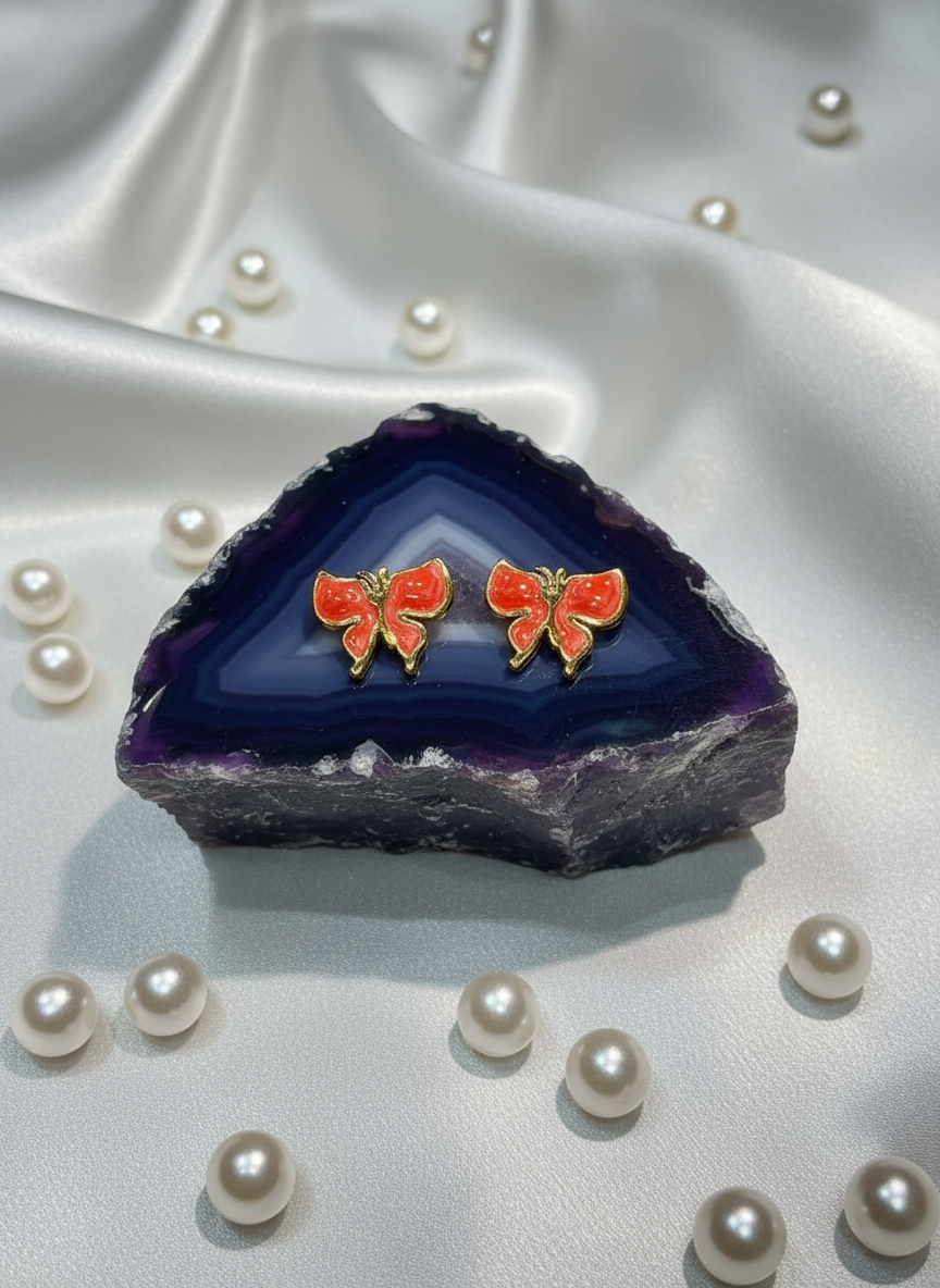 Cloud Wing Butterfly Studs