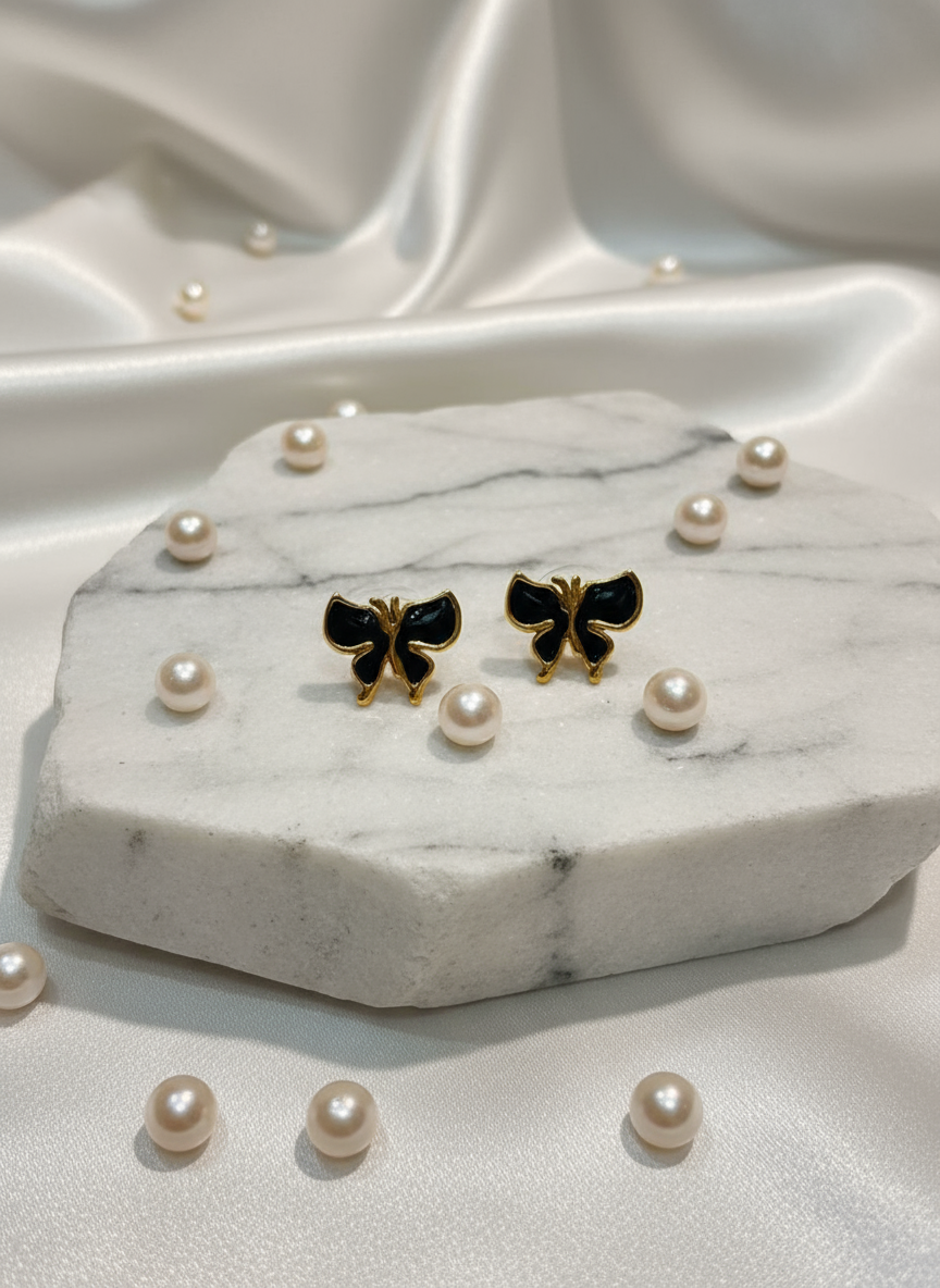 Cloud Wing Butterfly Studs