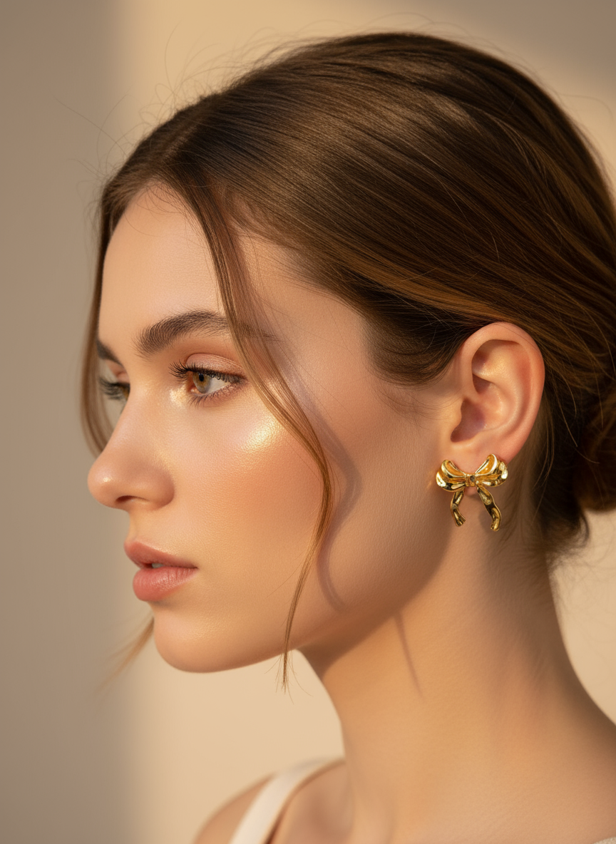 The Coquette Bow Studs