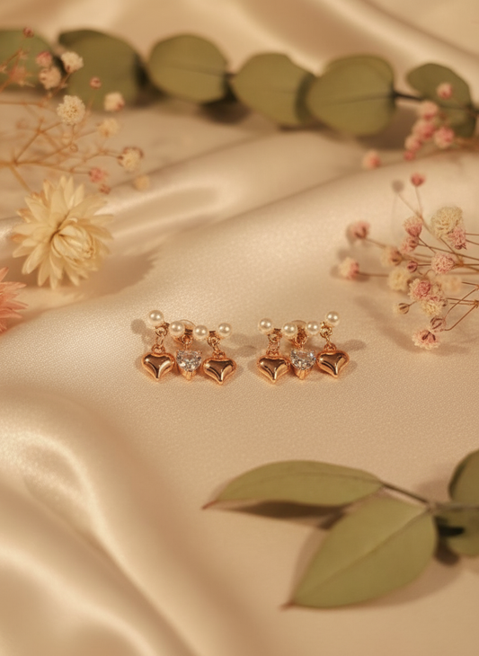 The "Sweetheart Drop" Earrings