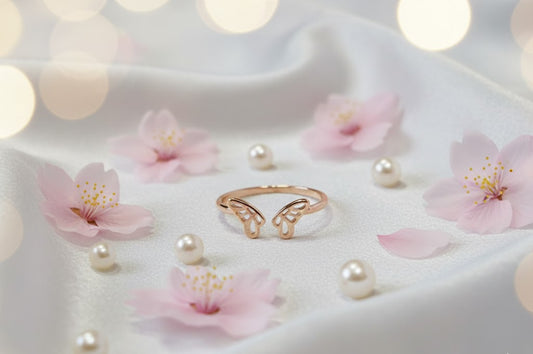 "Butterfly Kiss Ring"